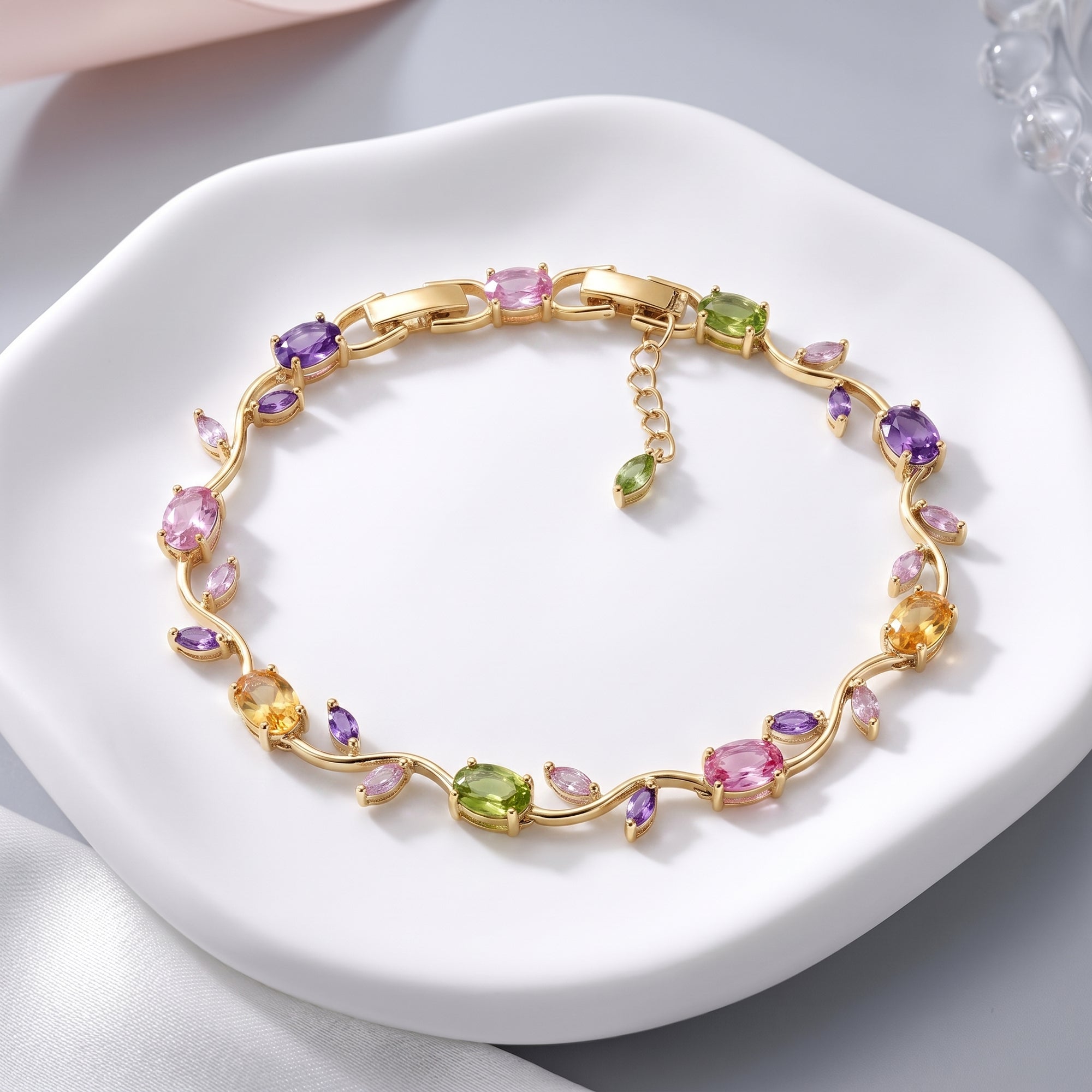 Tulip Bracelet – Elegant Floral Jewelry | Vionmart